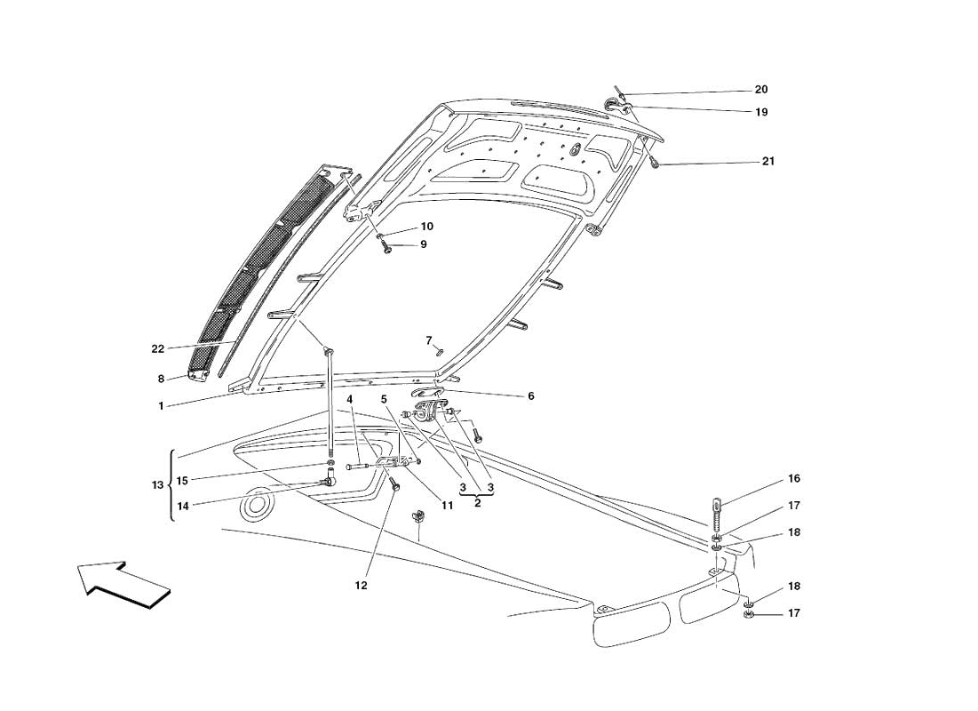 F430 Challenge - 111 - Engine Bonnet