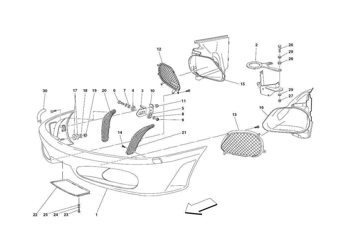 F430 Challenge - 114 - Front Bumper