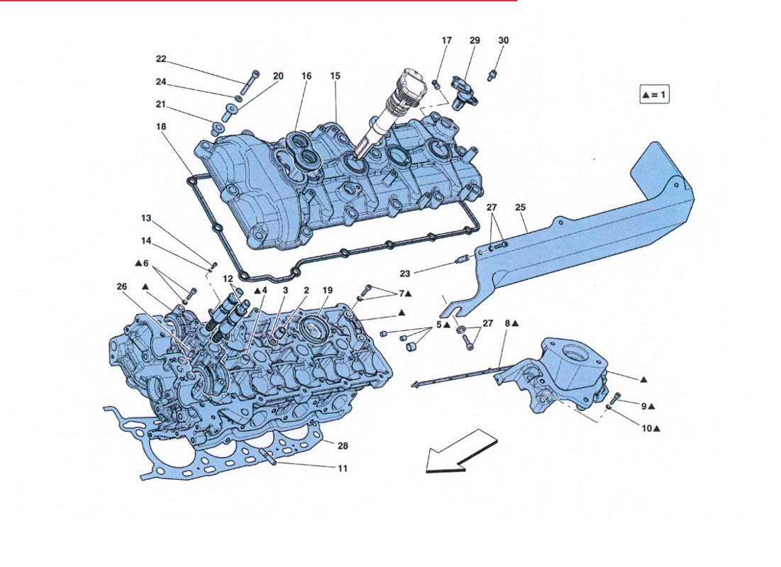 458 Challenge - 004 - Cylinder Head Left