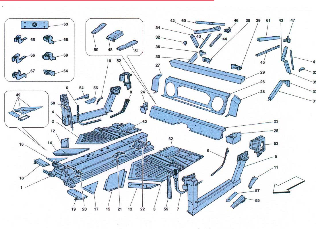 458 Challenge - 047 - Central Part and Sheet Metal Elements