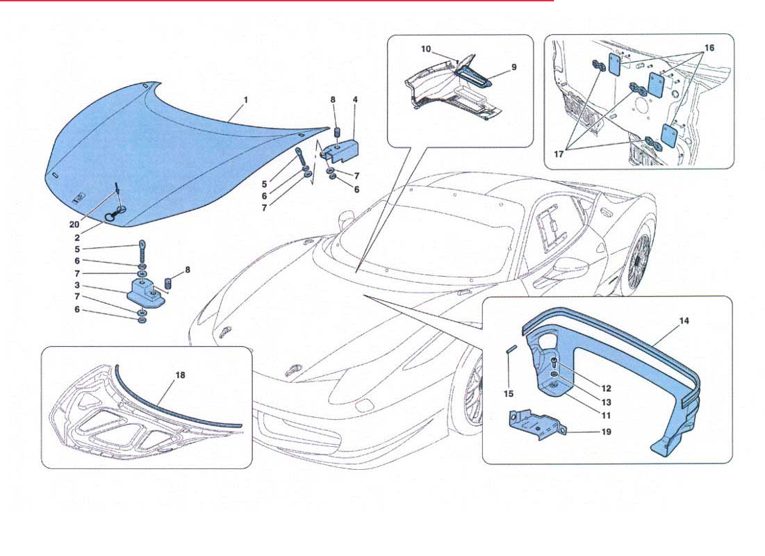 458 Challenge - 052 - Front Hood