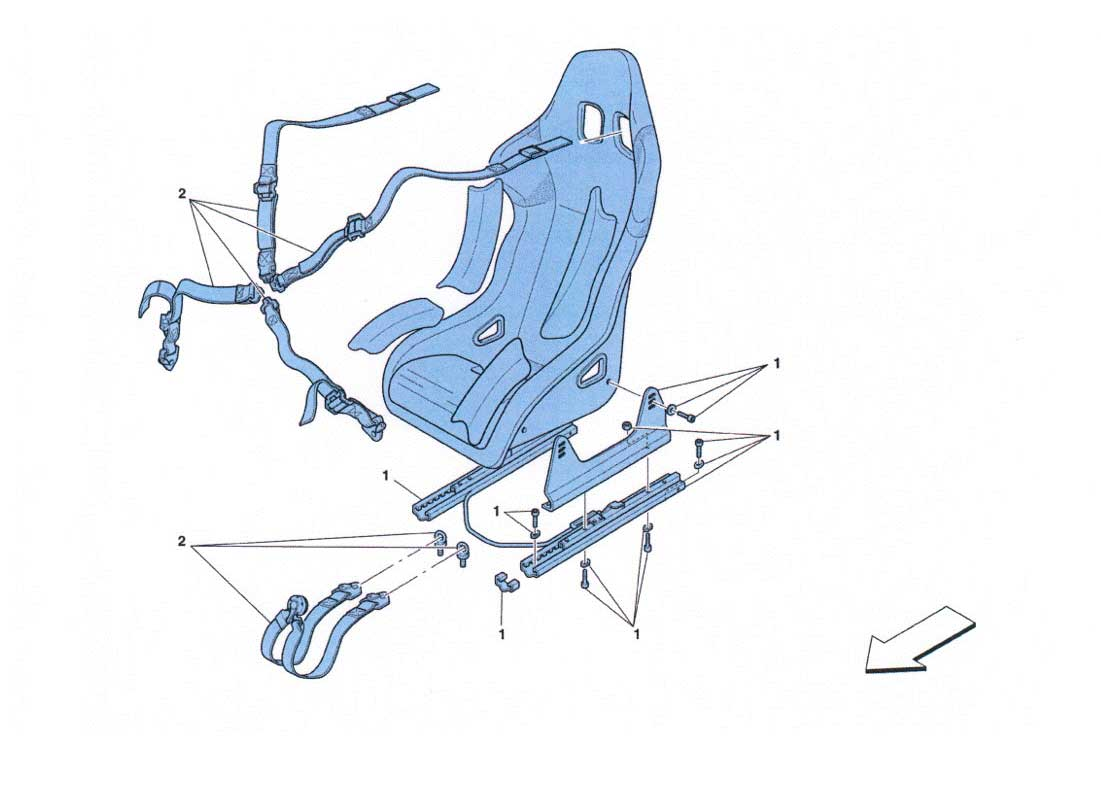 458 Challenge - 059 - Racing Seat