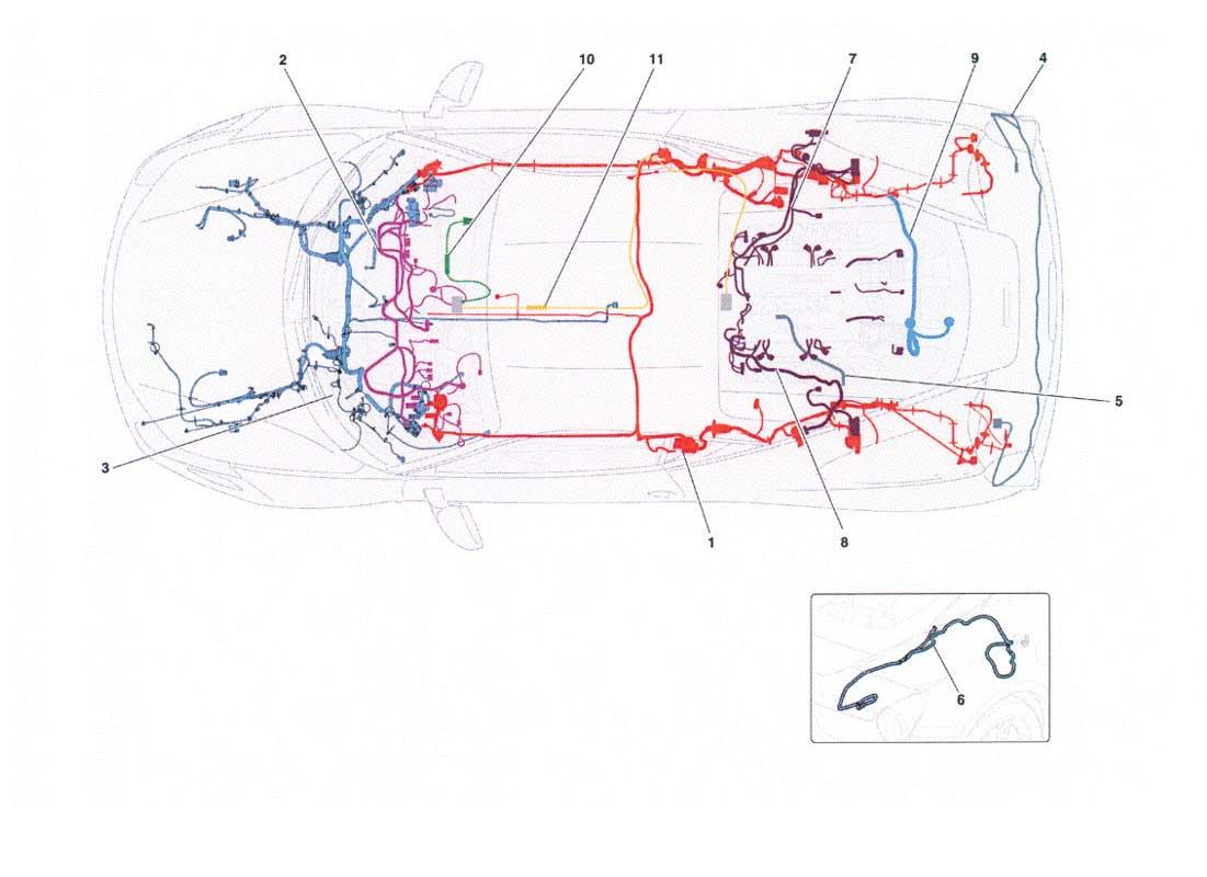 458 Challenge - 066 - Main Wiring Harness