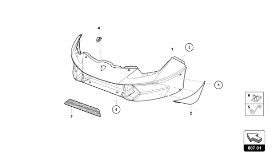 Super Trofeo 2015 - 807.01 - FRONT BUMPERS