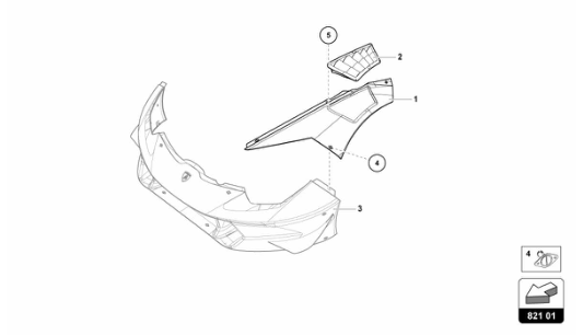 Super Trofeo 2015 - 821.01 - FRONT FENDER