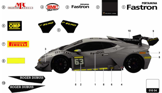Super Trofeo EVO1 - 010.04 - STICKERS