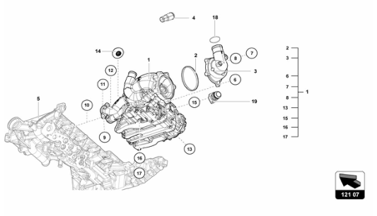 Super Trofeo EVO1 - 121.07 - WATER OIL PUMP