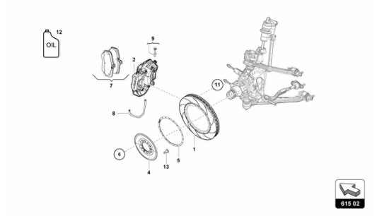 Super Trofeo EVO1 - 615.02 - REAR BRAKES DISCS