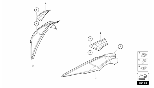 Super Trofeo EVO1 - 821.04 - FRONT FENDER