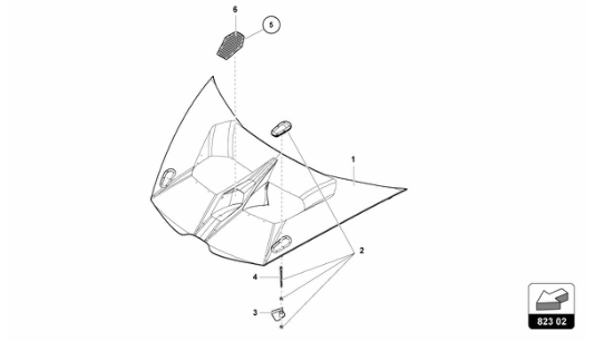 Super Trofeo EVO1 - 823.02 - FRONT BONNET