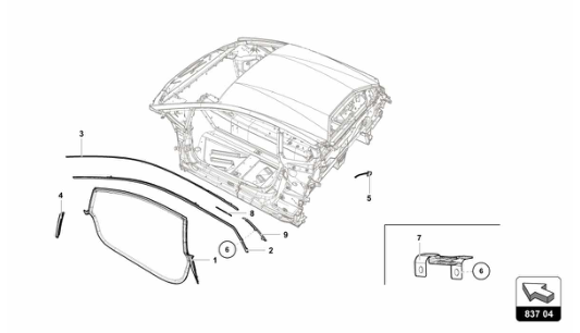 Super Trofeo EVO1 - 837.04 - DOOR SEAL