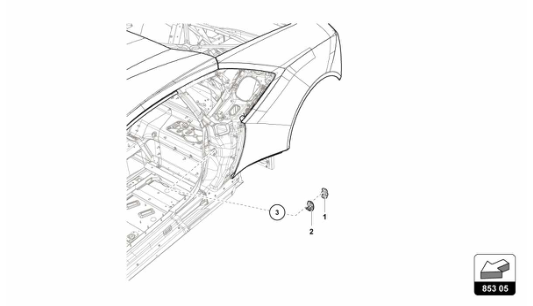Super Trofeo EVO1 - 853.05 - PILLAR TRIM