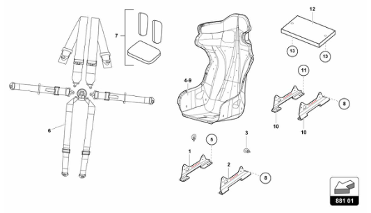 Super Trofeo EVO1 - 881.01 - SEATS