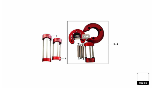Super Trofeo EVO1 - 992.05 - CAR LIFT KIT