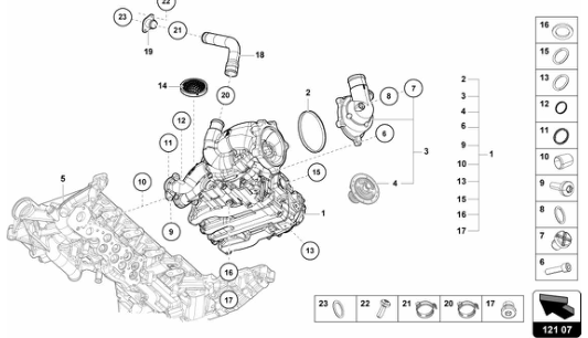 Super Trofeo EVO2 - 121.07.00 - WATER OIL PUMP