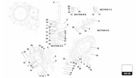 Super Trofeo EVO2 - 300.06.00 - ASSEMBLY LEFT HAND SIDE COVER