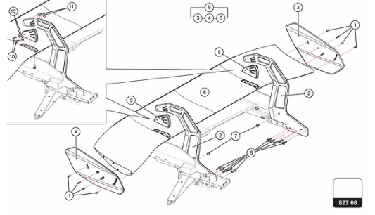 Super Trofeo EVO2 - 827.06.02 - REAR WING