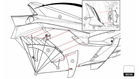 Super Trofeo EVO2 - 853.04.02 - REAR FENDER