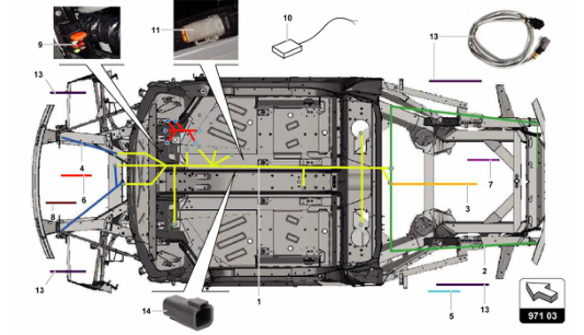 Super Trofeo EVO2 - 971.03.00 - ELECTRICAL SYSTEM