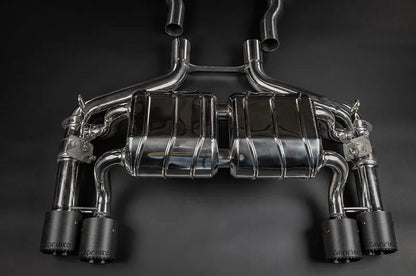 BMW M2 Competition/CS (F87) - Valved Exhaust with Mid-Silencer/OPF Delete, Wicrom Tips (OE Actuators) image 1