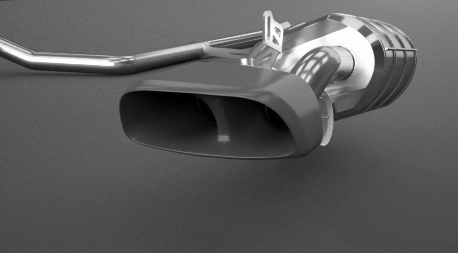 Porsche 970 Panamera (V8) S/4S/GTS - Valved Exhaust with Mid-Pipes (for PSE) image 1
