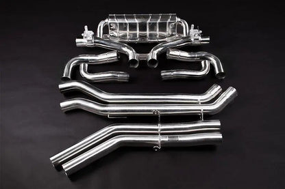 Lamborghini Urus/S - Valved Exhaust w Mid-Silencer Spare for OEM Tips (OE Actuators) image 1