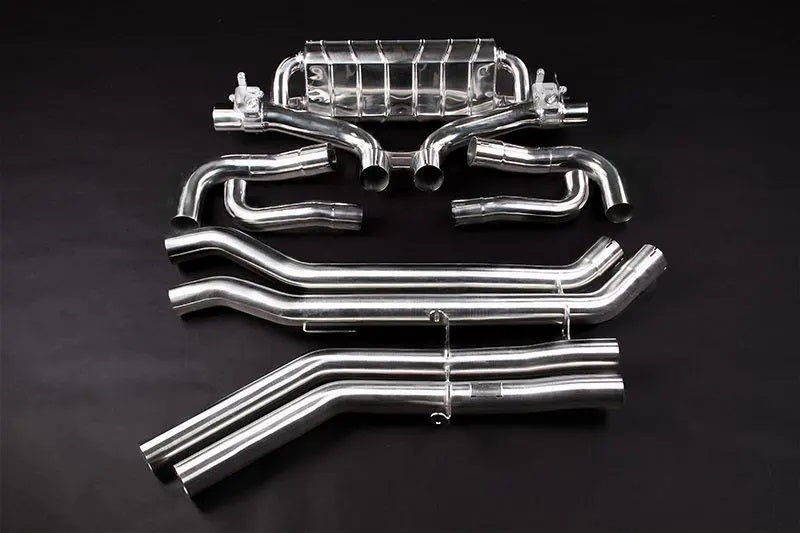 Lamborghini Urus/S - Valved Exhaust w Mid-Silencer Spare for OEM Tips (OE Actuators) image 1