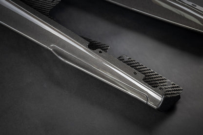 Ferrari Roma - Carbon Fiber Side Skirts (with Small Fin) image 5
