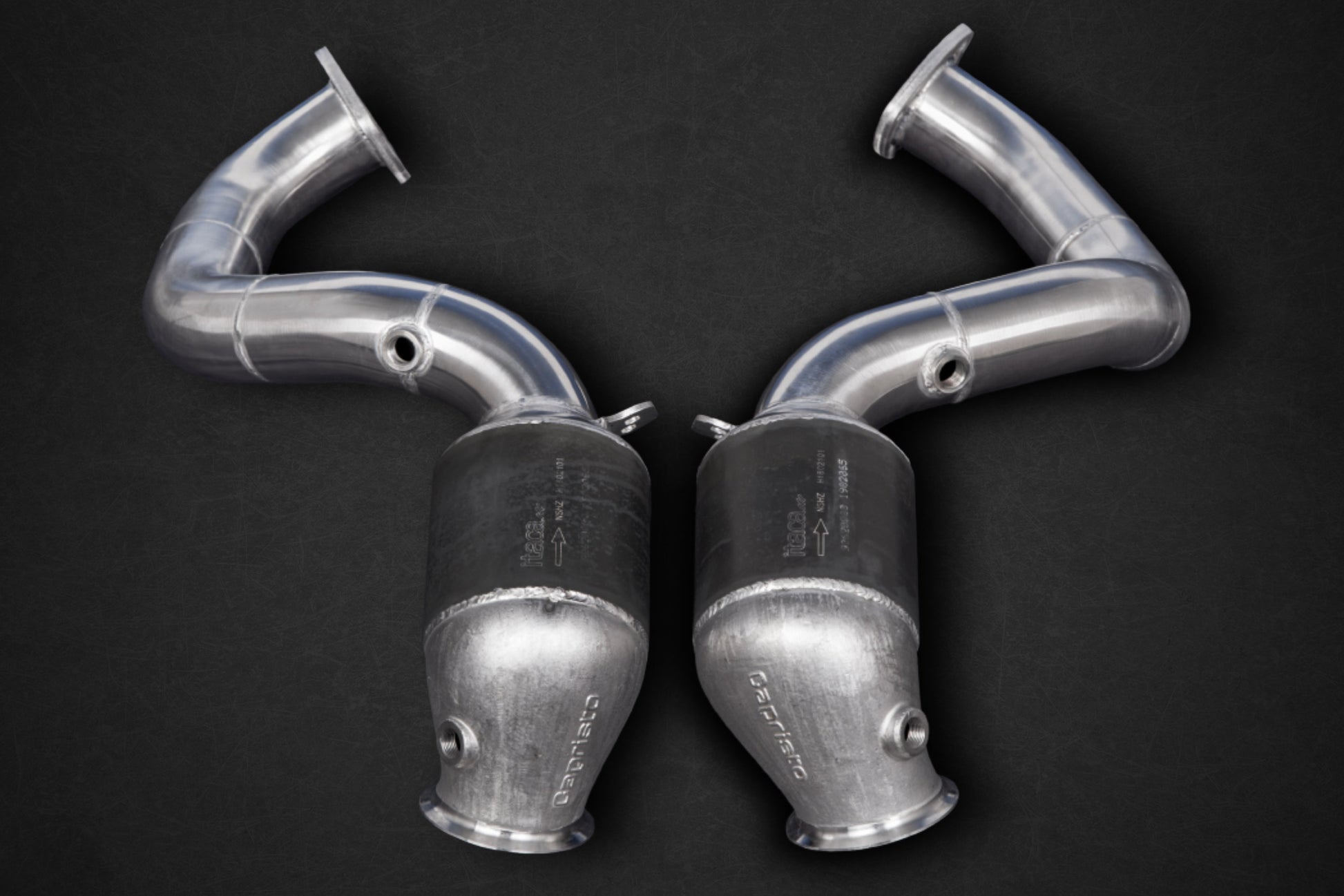 Aston Martin Vantage/AMR (M177) - Cat Delete Downpipes (with Heat Blankets) image 2