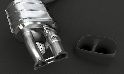 Porsche 970 Panamera (V8) S/4S/GTS - Valved Exhaust with Mid-Pipes (for PSE) image 6