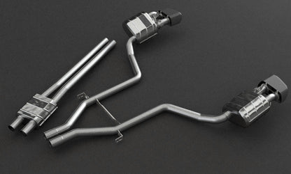 Porsche 970 Panamera Turbo/S - Valved Exhaust  with Mid-Pipes (for PSE) image 4