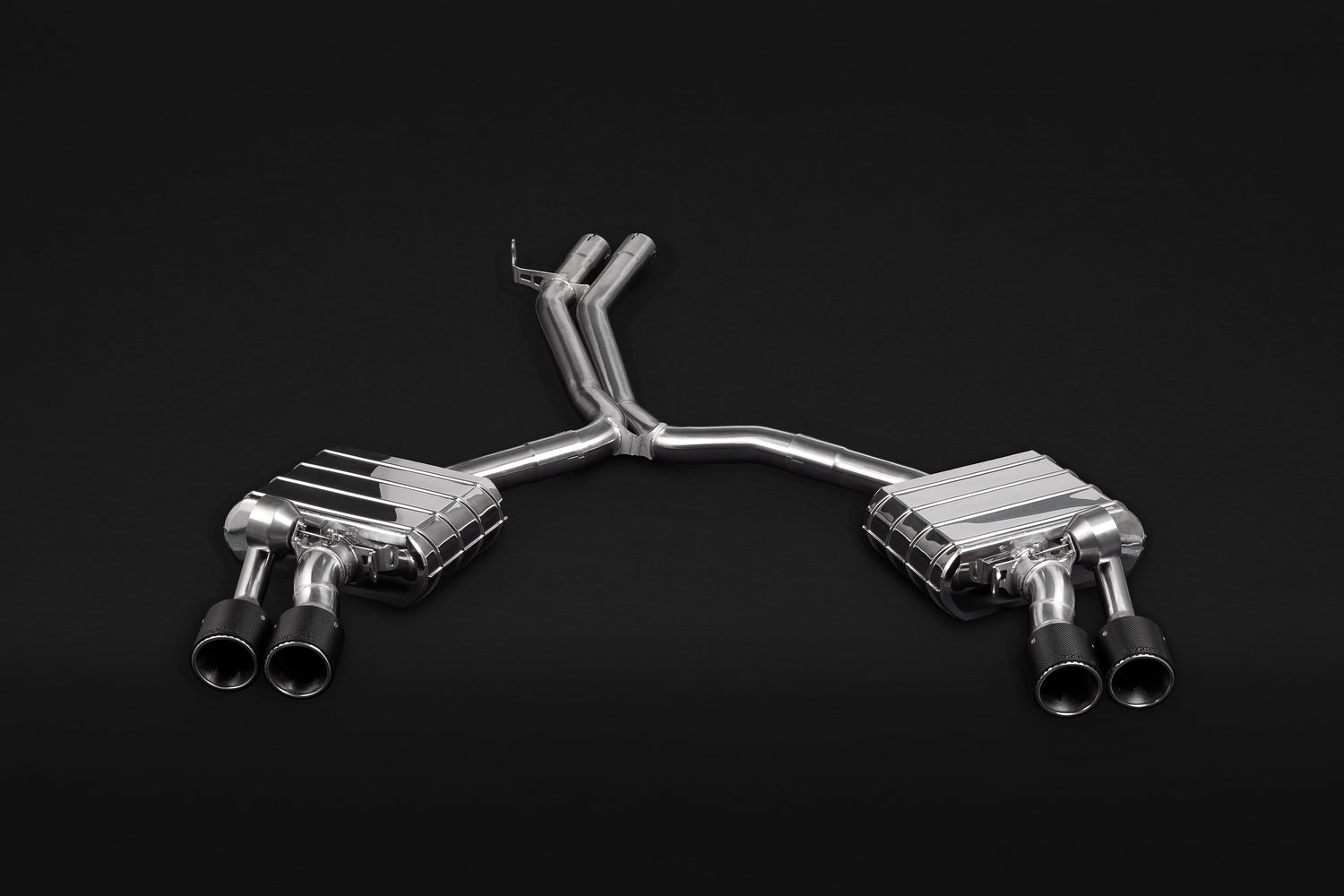 Audi S4/5 (B9/F5) - Valved Exhaust with Mid-Pipes and Carbon Tips (CES3) image 0