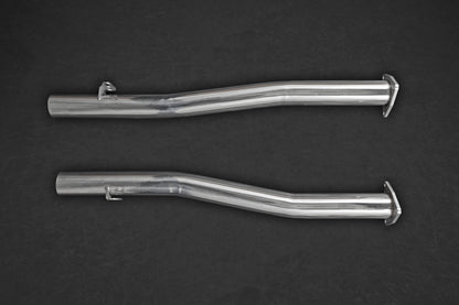 Bentley Continental W12 Supersport/GTC/GTSpeed (before 2012) - Middle Silencer / Secondary Cat Replacement Pipes image 3