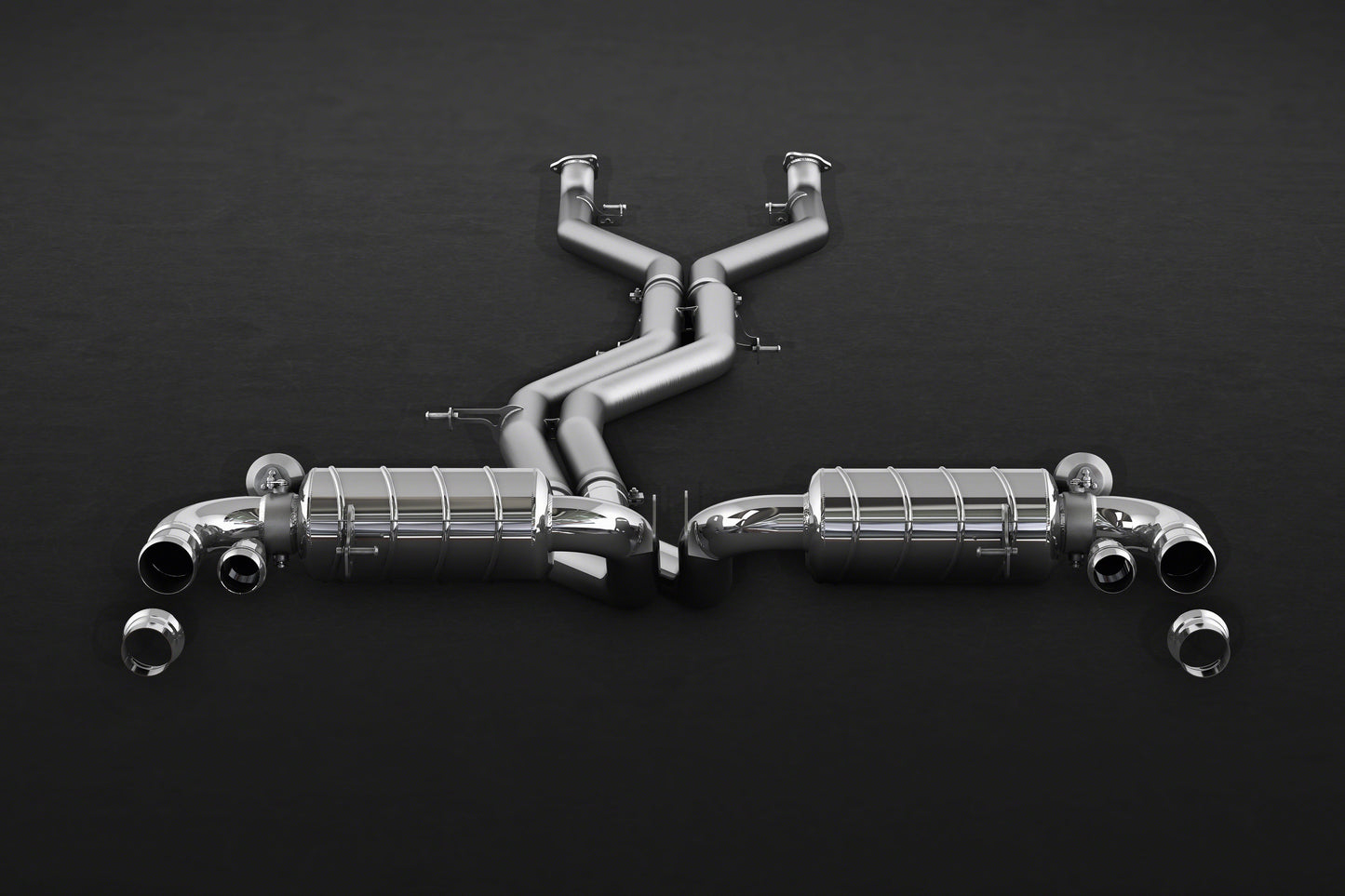 Bentley Bentayga (W12) - Valved Exhaust with Cat and Middle Silencer Spare Pipes (CES3) image 0