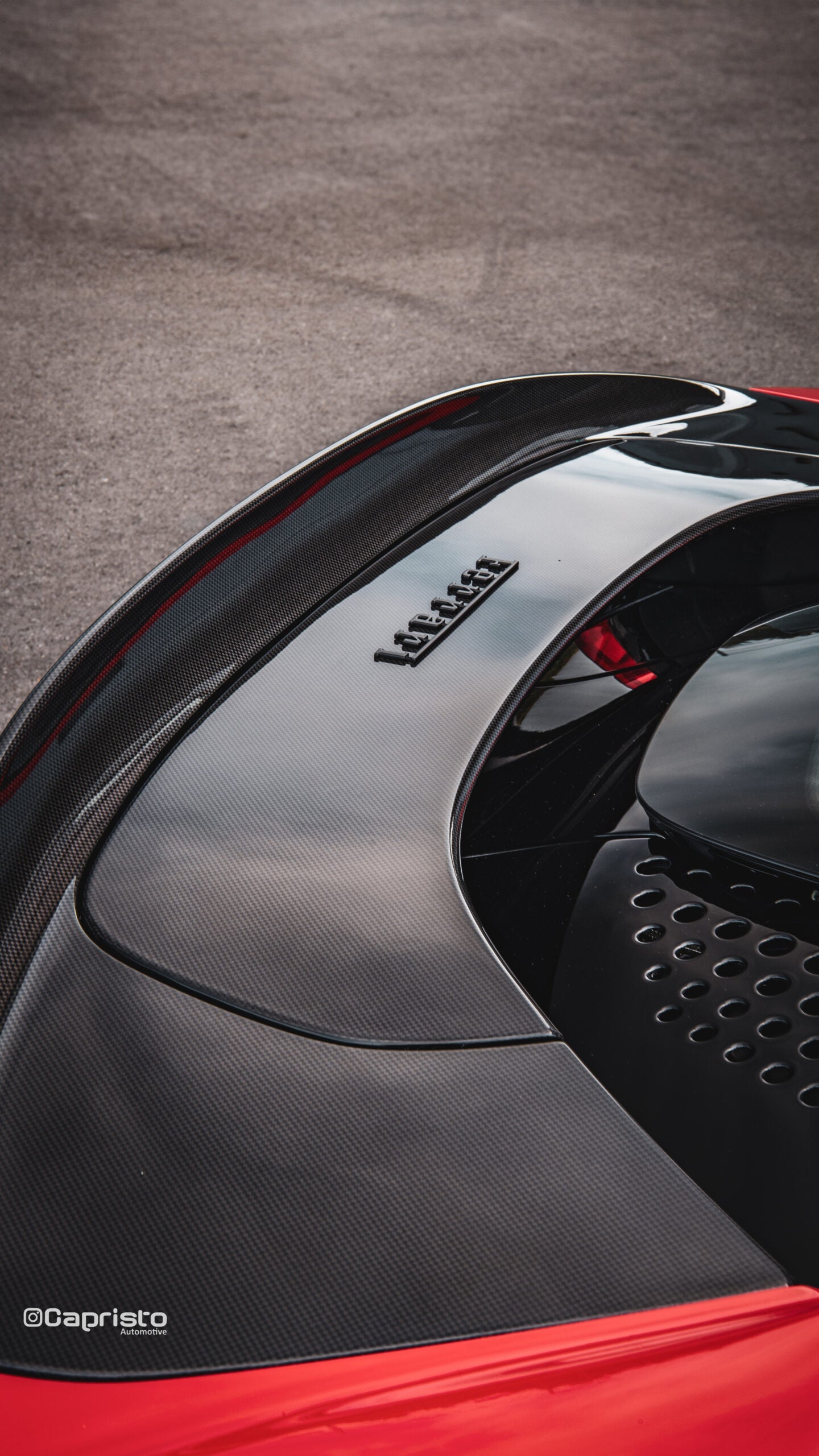 Ferrari SF90 - Carbon Fiber Rear Spoiler image 4