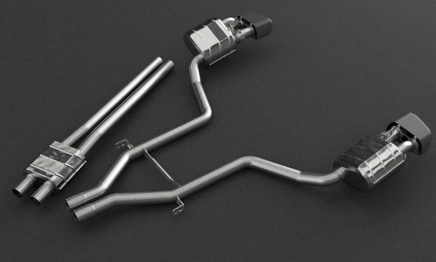 Porsche 970 Panamera Executive (Extended) (V8) S/4S/GTS - Valved Exhaust  with Mid-Pipes (CES3) image 5