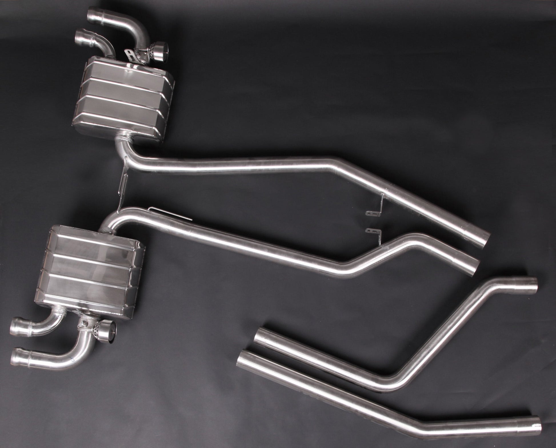 Porsche 958 Cayenne Turbo/S (10-14) - Valved Exhaust with Mid-Pipes (CES3) image 0