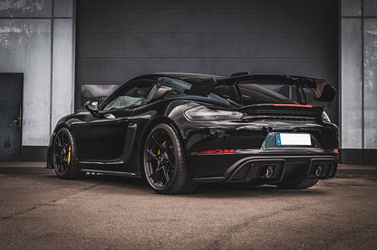 Porsche 718 GT4RS - Valved Muffler (Slanted Wicrom Tips) for PSE image 6