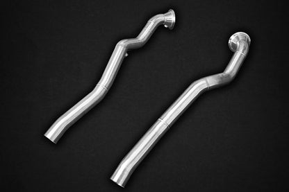 Ferrari 812 (OPF) - Catless Downpipes (with Heat Blankets) image 2