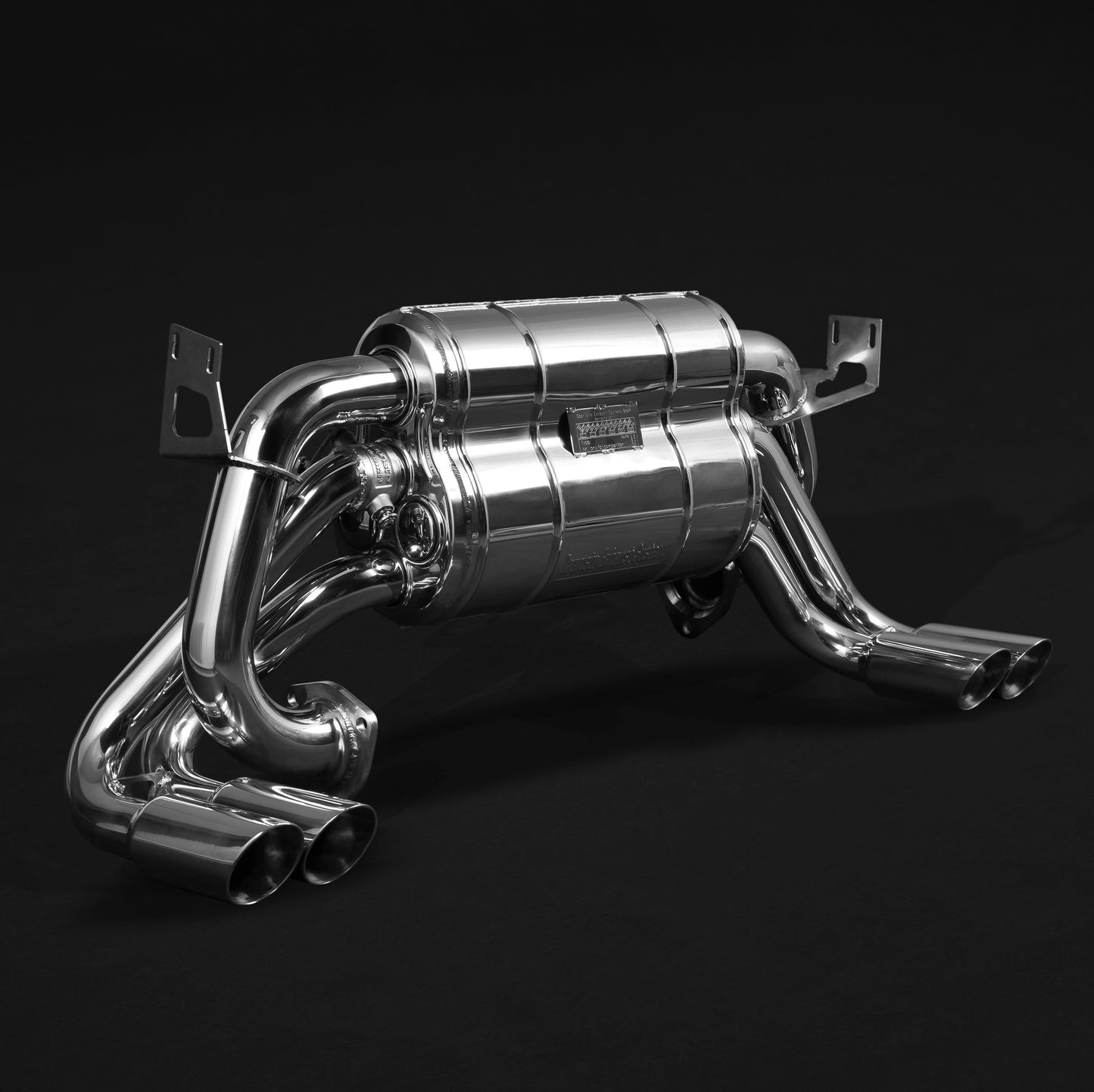 Ferrari 512/Testarossa - Valved Exhaust w Silencer Delete Pipes (EU spec) (incl CES3) image 0