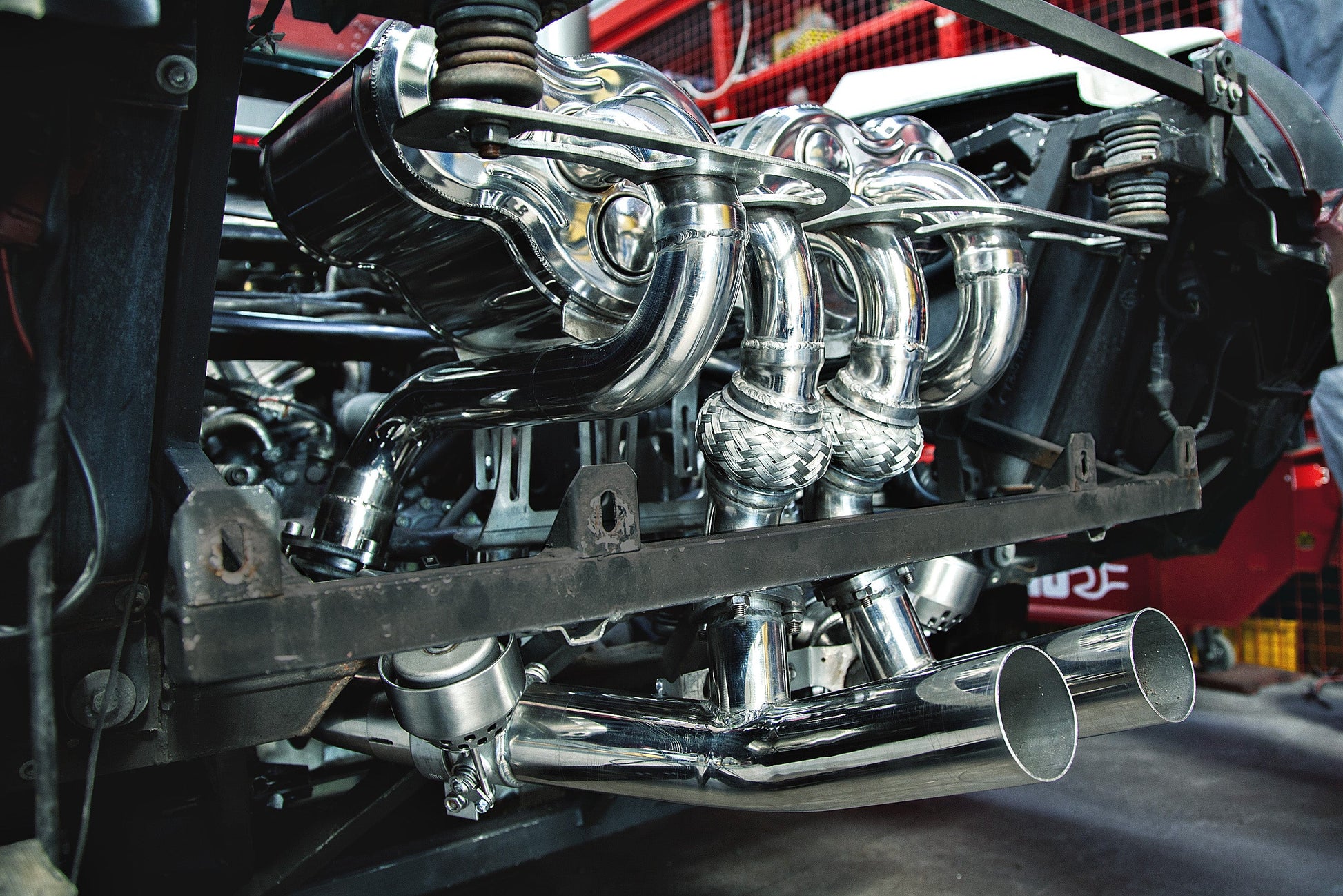 Lamborghini Murcielago LP670 SV - Racing Valved Exhaust with Headers, Sports Cats, and Ceramic Coated Tip image 4