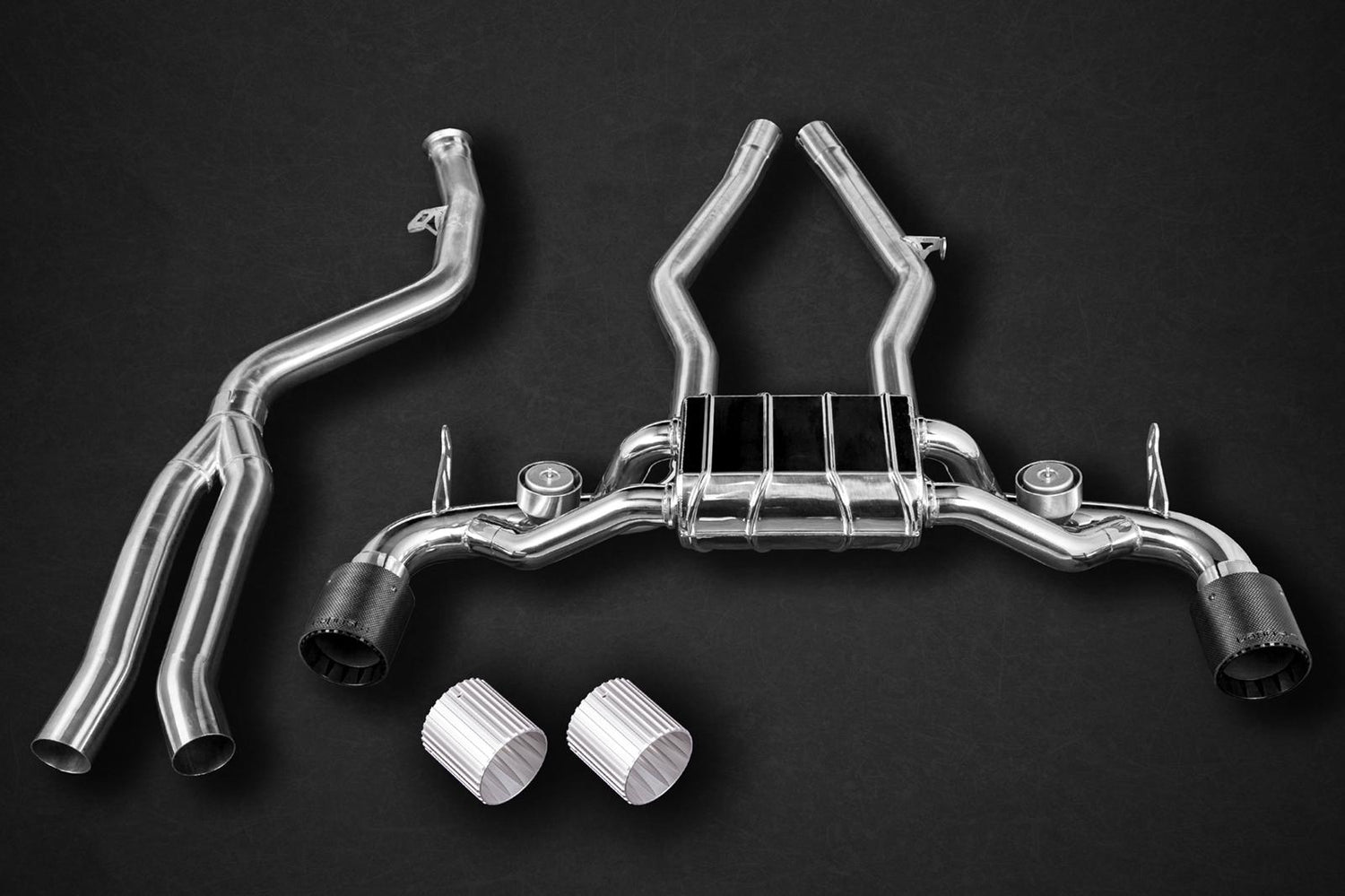 Toyota Supra (A90) - Valved Catback Exhaust with Carbon Fiber Tips (CES3) image 0
