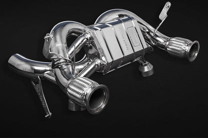 Lamborghini Huracan EVO/STO/Tecnica - Valved X Pipe Exhaust (for OEM tips) with Heat Protection image 1