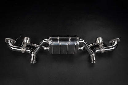 Porsche 718 GT4RS - Valved Muffler (Slanted Wicrom Tips) for PSE image 3
