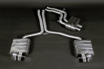 Audi RS5 (B8) - ECE Valved Exhaust with Middle Silencer Pipes image 0