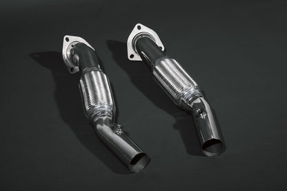 Ferrari 430 Scuderia/16M - Cat Delete Pipes (for Capristo) image 0