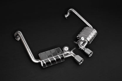 Porsche 981/982 Boxster/Cayman/GT4/718 - Valved Exhaust with Stainless Tips (for PSE) image 0