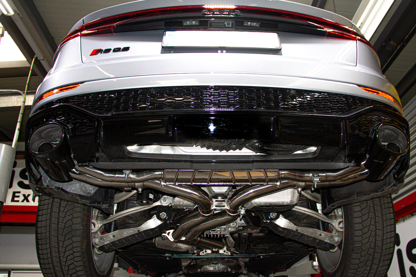 Audi SQ7/SQ8 - Valved Exhaust, MidSilencer Spare + Wicrom Tips (OE Actuators)