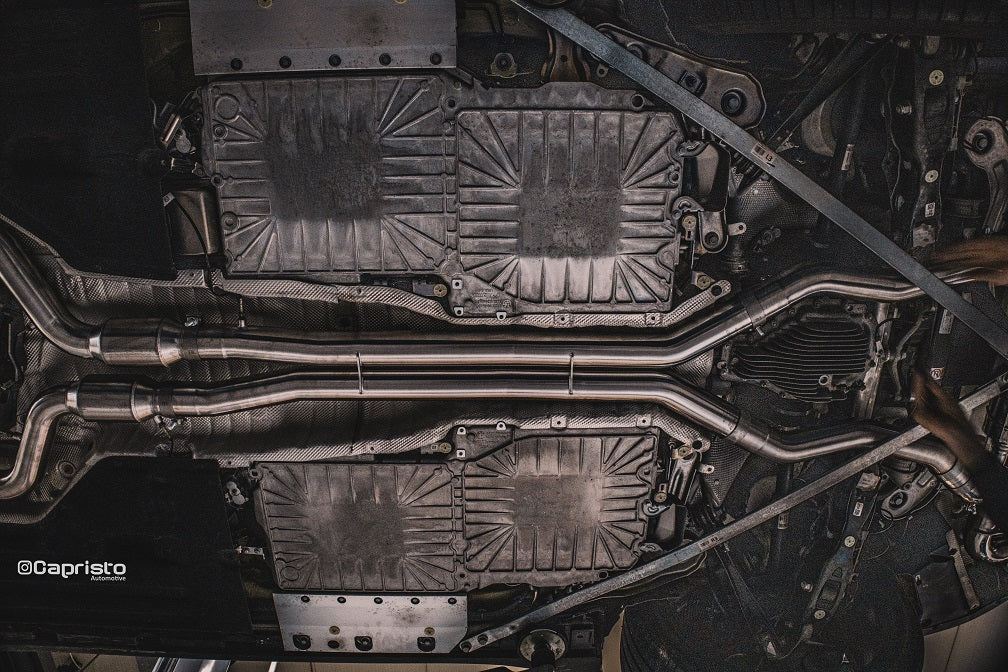 BMW XM - Valved Exhaust System, MidPipes, 200 Cell OPF/GPF Replacements + Wicrom Tips (OE Actuators)