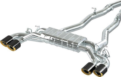 BMW M5 (G90/G99) NA - Valved Exhaust + MidSilencer Spares + Wicrom Tips (CES3)